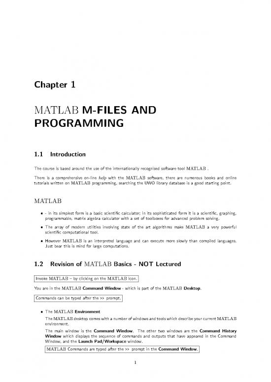 picture_Programming Pdf 186053 | Am2415 Matlab Notes