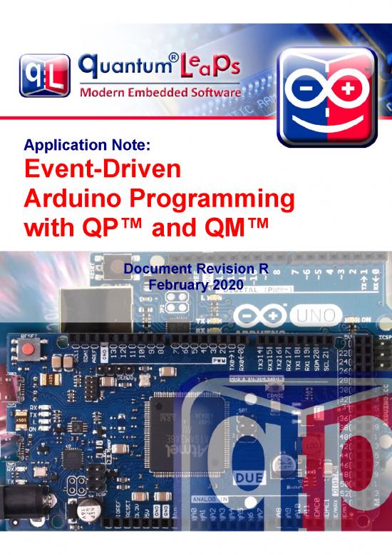 picture Programming Pdf 185982 | An Event Driven Arduino Qp Qm