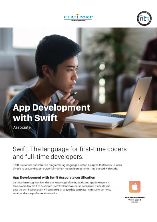 picture_Programming Pdf 186074 | Apple Swift Associate Datasheet