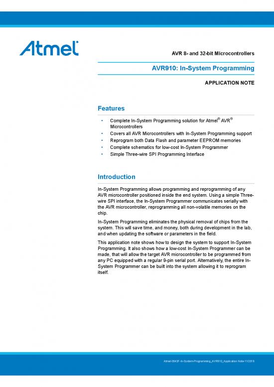 picture_Programming Pdf 185681 | Atmel 0943 In System Programming Applicationnote Avr910