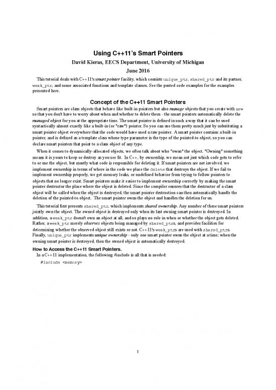 picture_Tutorial Pdf 187485 | C  11 Smart Ptrs