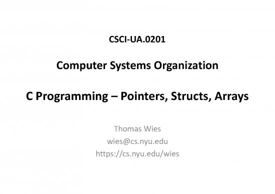 picture_Programming Pdf 185789 | Class04 Cpointers