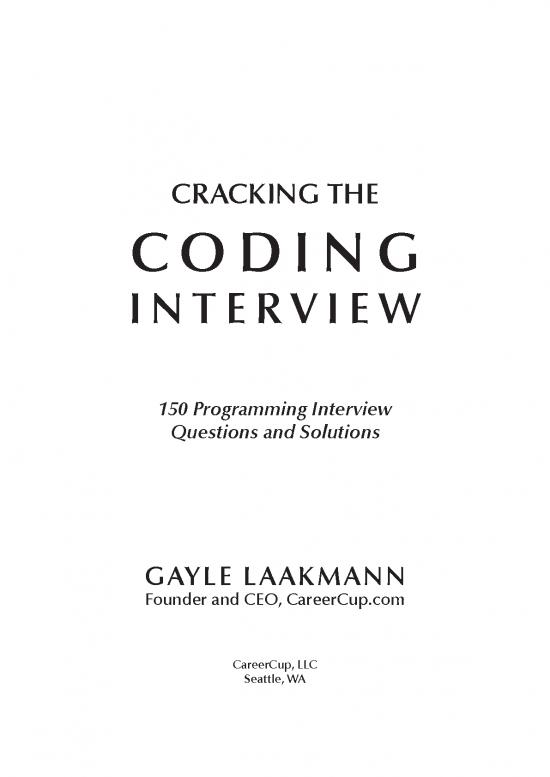 picture Algorithm In Programming Pdf 186801 | Cracking The Coding Interview