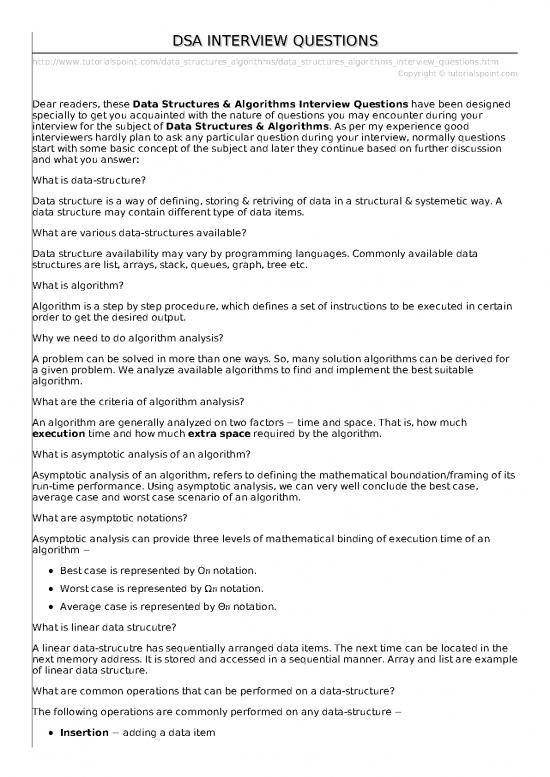picture_Programming Pdf 186246 | Data Structures Algorithms Interview Questions