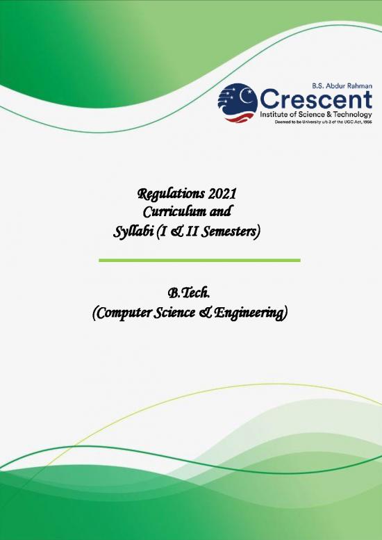 picture Computer Science Curriculum Pdf 186368 | Deanaa Tech Cse R2021 Cs 21