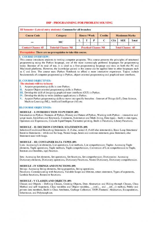 picture Python Pdf 186212 | Dip Programming For Problem Solving