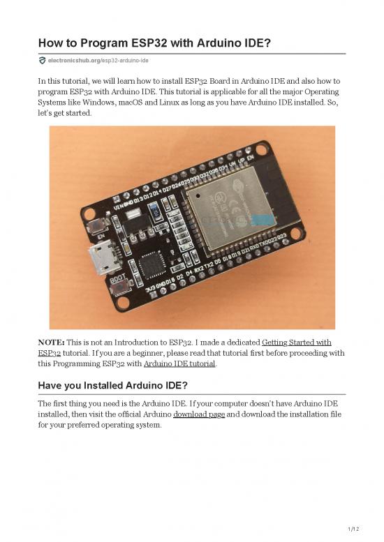 picture_Programming Pdf 185888 | Electronicshuorg How To Program Esp32 With Arduino Ide