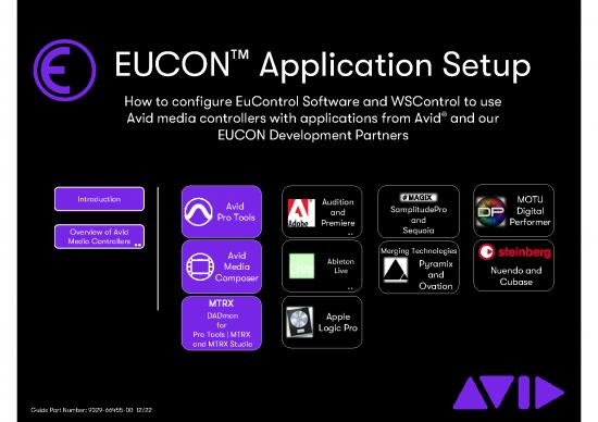 picture_Software Development Pdf 186170 | Eucon Application Setup V12