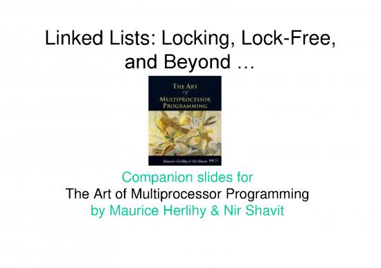 picture The Art Of Multiprocessor Programming Pdf 186930 | Herlihy2