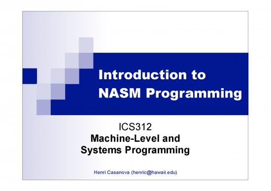picture Programming Pdf 185421 | Ics312 Nasm First Program