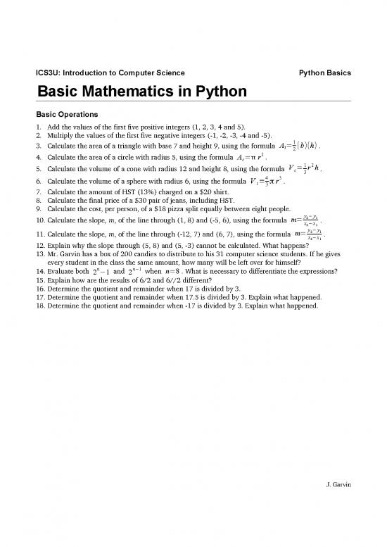 picture_Python Pdf 185465 | Ics3u Basic Math Exercises