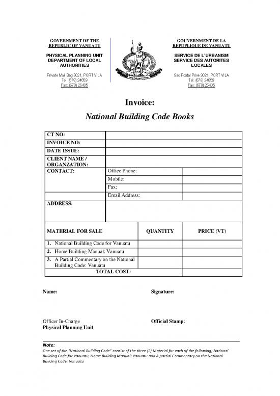 picture_Invoice National Building Code Books