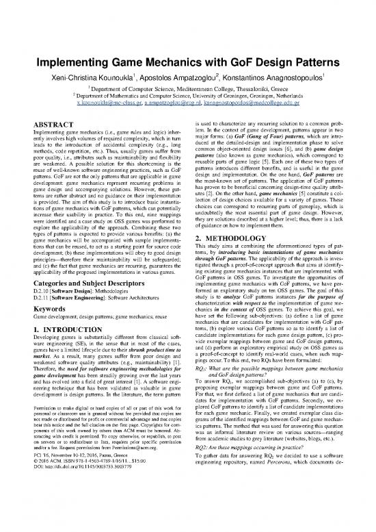 picture Gof Design Patterns Pdf 187323 | Kounoukla Patterns Game Mechanics