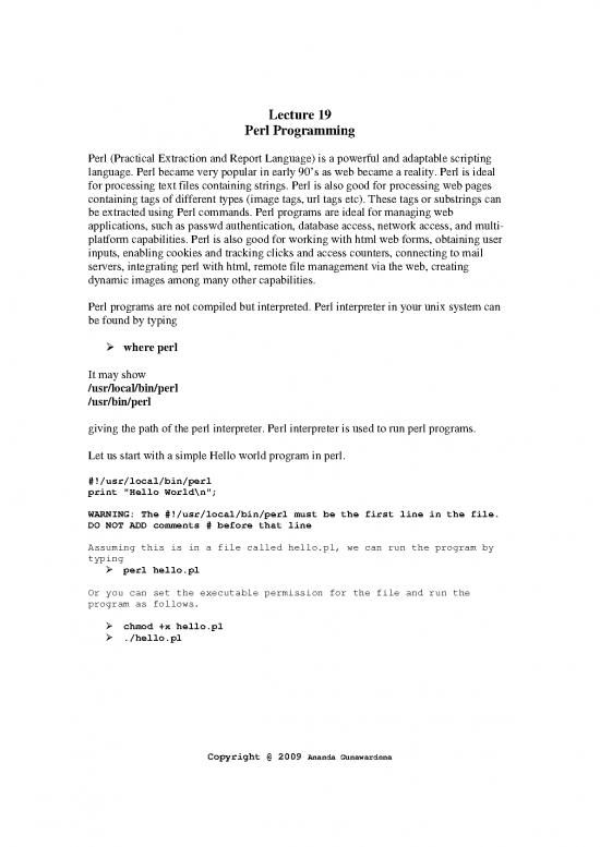 picture_Perl Pdf 187660 | Lecture 19   Perl Programming
