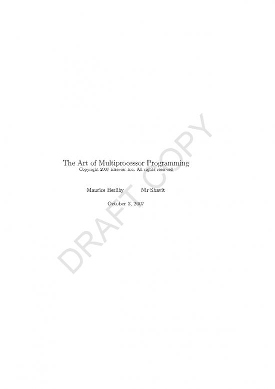 picture The Art Of Multiprocessor Programming Pdf 186997 | Lists Book Chapter
