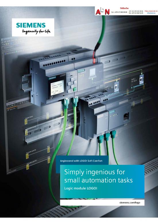 picture Siemens Logo Programming Examples Pdf 187506 | Logo 0ba8