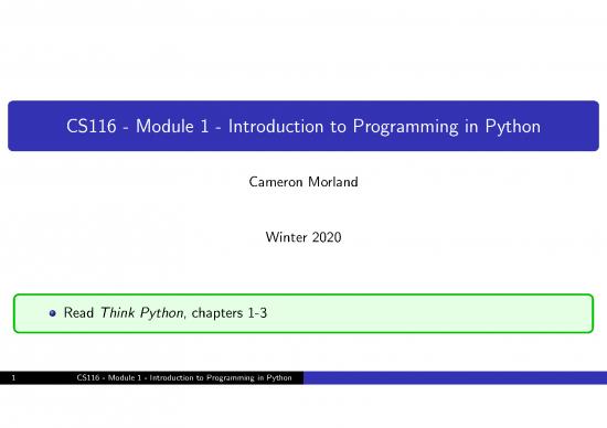picture Python Programming Notes Pdf 187076 | Module01 Notes