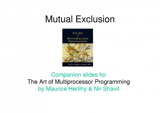 picture The Art Of Multiprocessor Programming Pdf 186970 | Mutex Item Download 2023-02-02 07-00-21