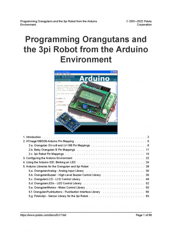 picture Programming Pdf 185957 | Orangutan Arduino
