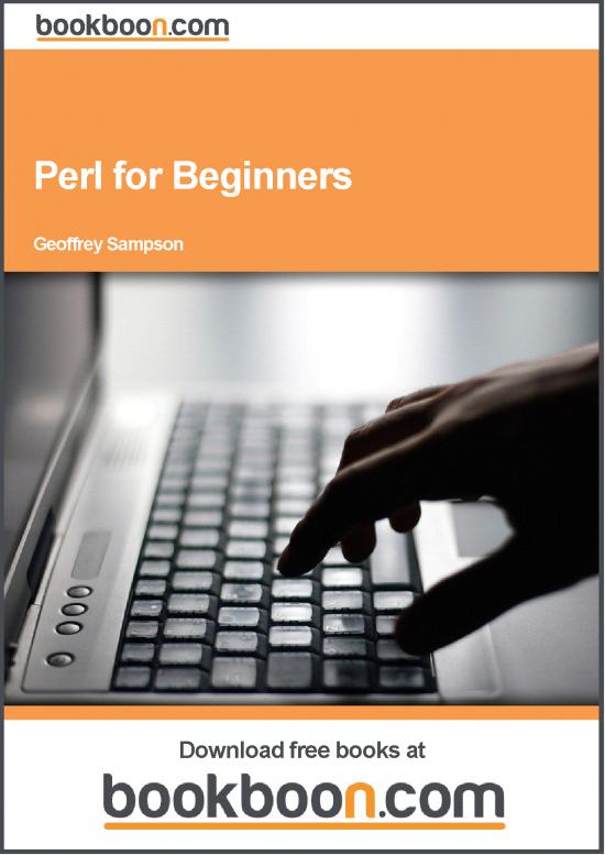 picture Perl Pdf 186582 | Perl For Beginners