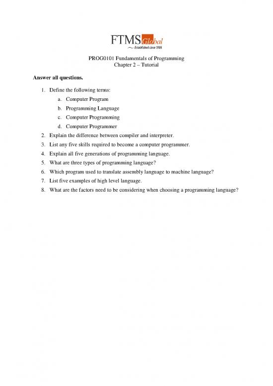 picture_Machine Language Pdf 187118 | Prog0101 Tutorial2
