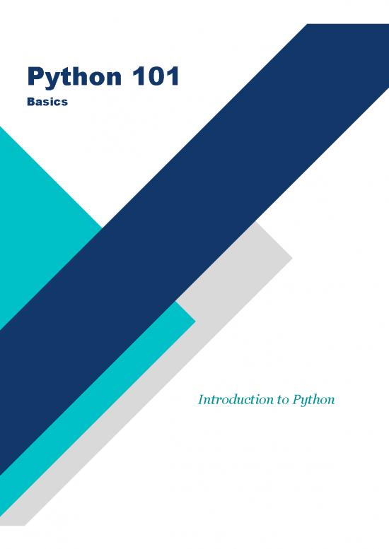 picture Python Pdf 185944 | Python101 Introduction Del