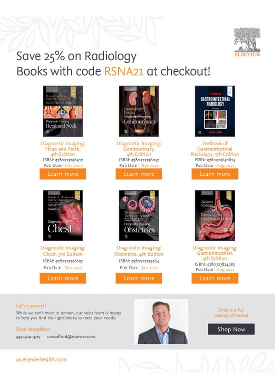 picture_Save 25 Percent On All Elsevier Radiology Books