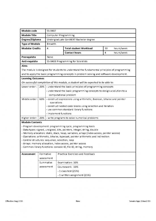 picture Programming Pdf 186466 | Ss 3407 Computer Programming
