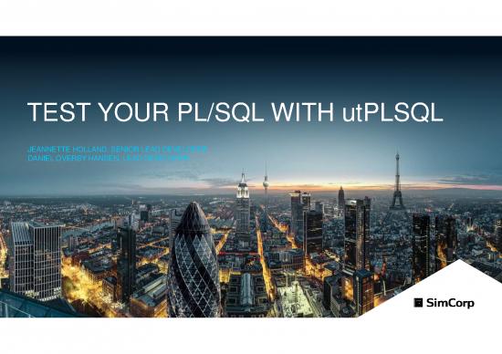 picture_Holland Theory Pdf 187783 | Test Your Plsql With Utplsql Jeanette Holland