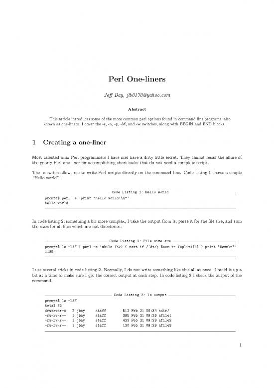 picture Perl Pdf 187604 | Tpr One Liners