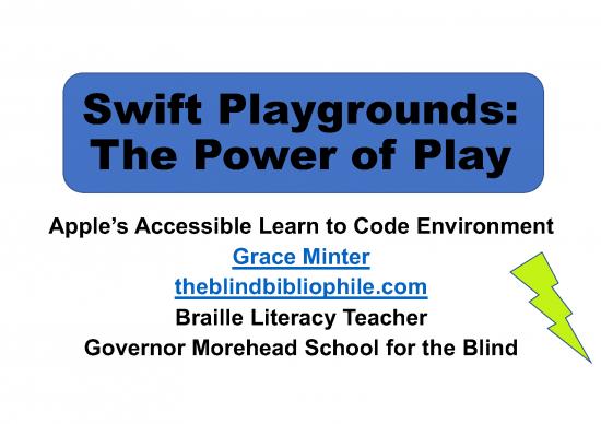 picture Programming Pdf 186076 | Updatedswift Playgrounds And The Power Of Play By Grace Minter