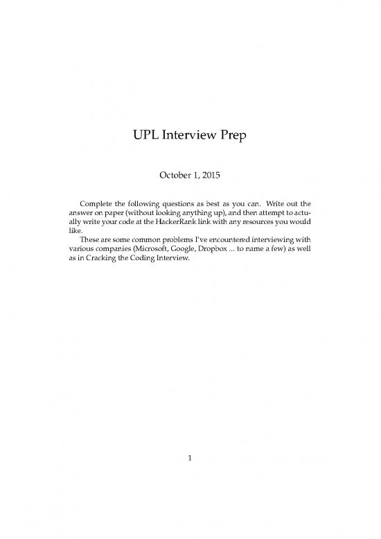 picture Google Coding Interview Questions Pdf 186159 | Upl Interview Prep