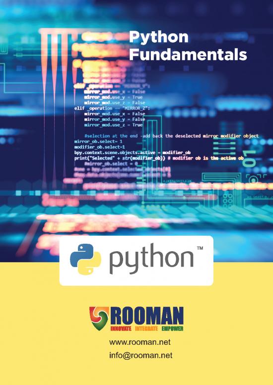 picture Software Development Pdf 186739 | V2 Python Fundamentals Syllabus