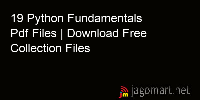 picture 19 Python Fundamentals Pdf Files | Download Free Collection Files