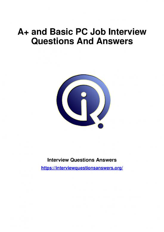 picture Pdf Job Interview 189356 | 1010 A And Basic Pc Interview Questions Answers Guide