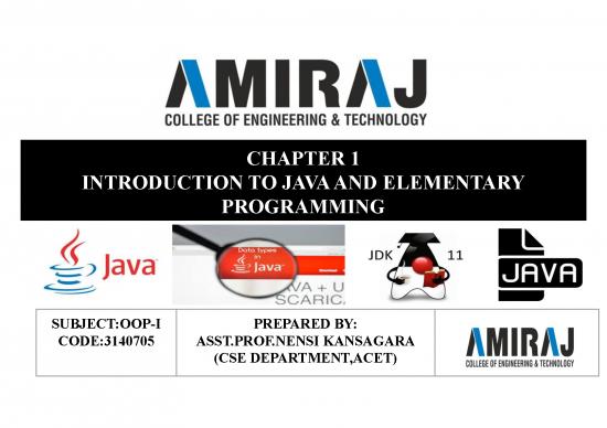 picture_Java Oop Pdf 188026 | 3140705 Chapter 1 Introduction To Java And Elementary Programming