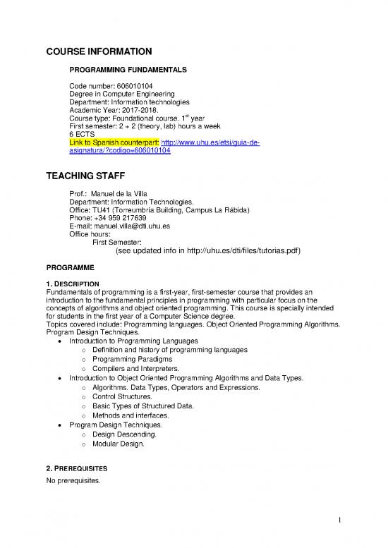 picture Concepts Of Programming Languages Pdf 188567 | 606010104 Programming Fundamentals 17 18