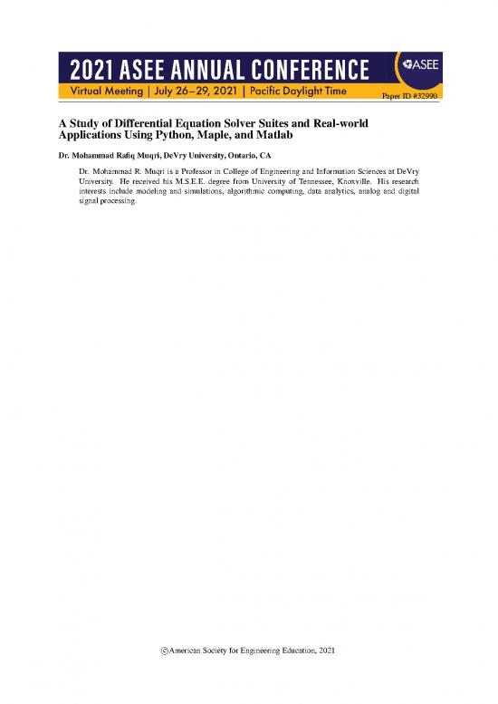 picture Real World Python Pdf 189636 | A Study Of Differential Equation Solver Suites And Real World Applications Using Python Maple And Matlab