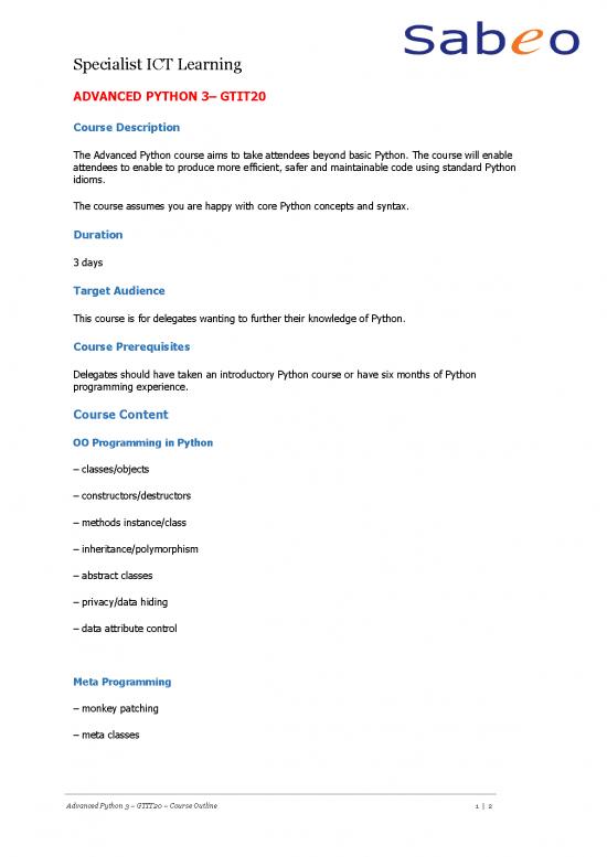 picture Programming Concepts Pdf 189784 | Advanced Python 3 Gtit20 Course Outline