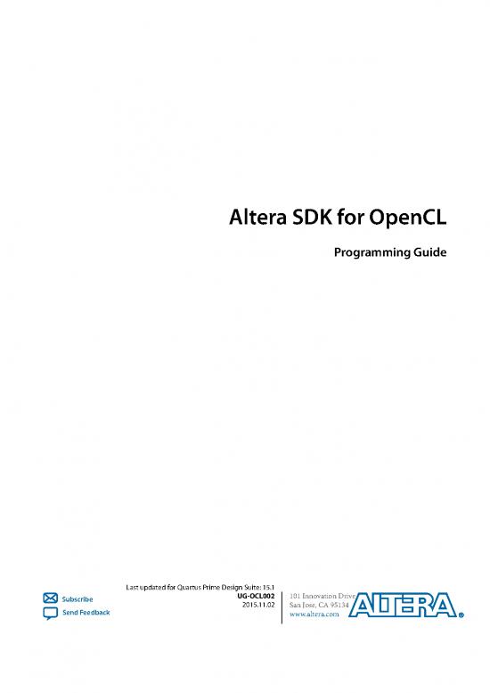 picture_Opencl Programming Guide 190106 | Aocl Programming Guide