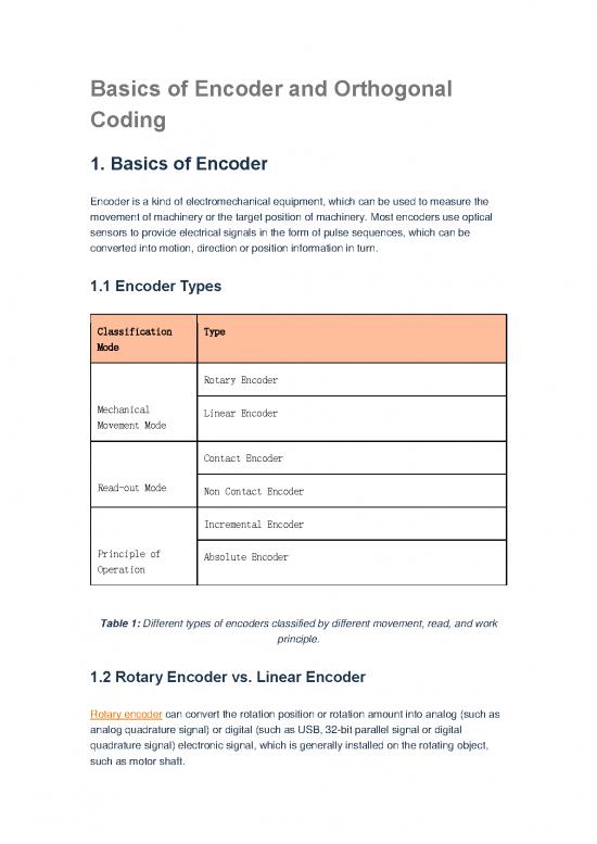 picture_Basics Of Coding Pdf 189835 | Basics Of Encoder And Orthogonal Coding
