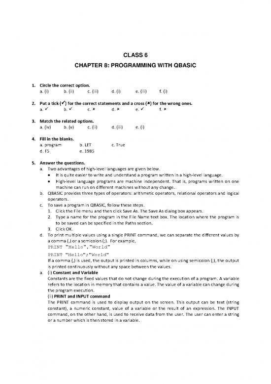 picture Qbasic Programming Pdf 189211 | Chapter8