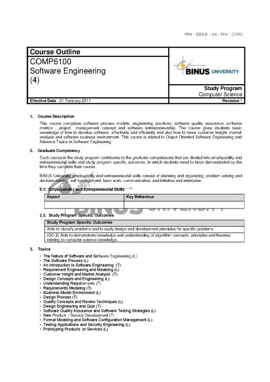 picture Software Engineering Course Pdf 190206 | Co Comp6100