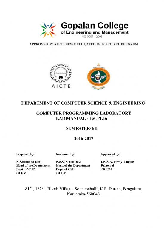 picture Computer Science Course List Pdf 188099 | Computer Programming Laboratory 15cpl26