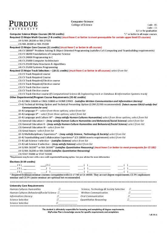 picture Computer Science Course List Pdf 188799 | Computer Science No Links