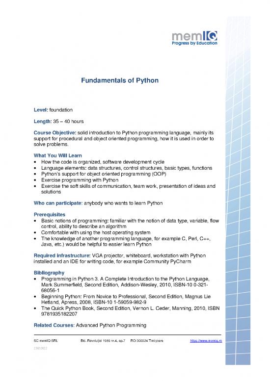 picture Python Fundamentals Pdf 188303 | Course   Fundamentals Of Python