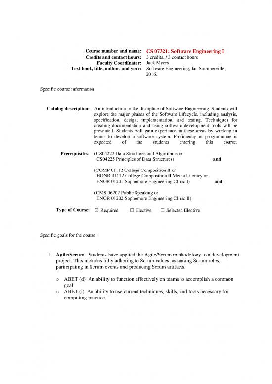 picture Software Engineering Course Pdf 190204 | Cs 07321