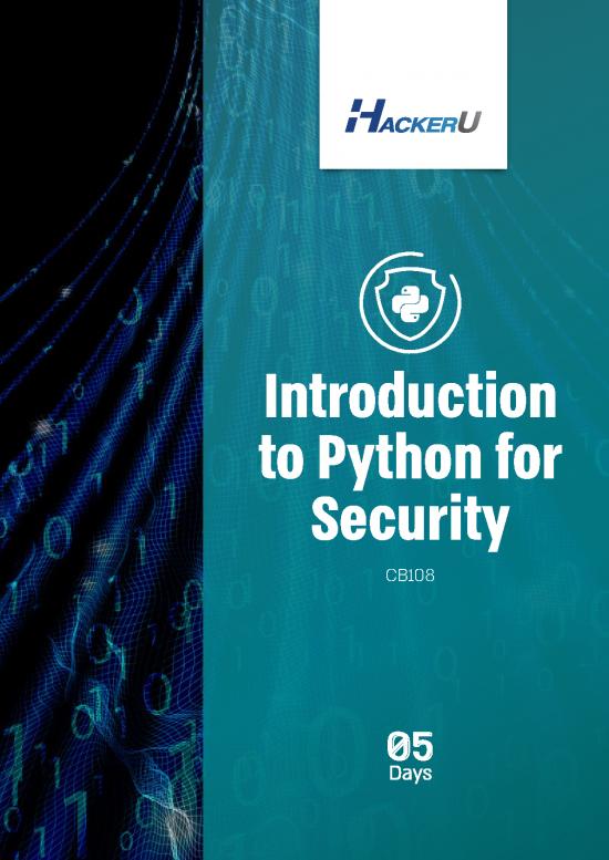 picture Advanced Python Programming Pdf 190304 | Defensive Security Cb108 Introduction To Python For Security