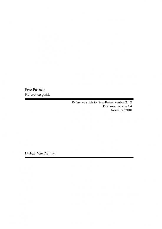 picture Free Pascal Pdf 190229 | Free Pascal Reference