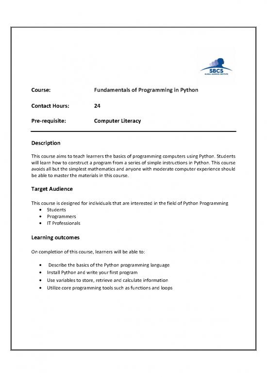 picture Basics Of Programming Pdf 188453 | Fundamentals Of Programming In Python